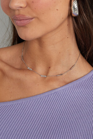 Necklace 5 links - silver h5 Picture3